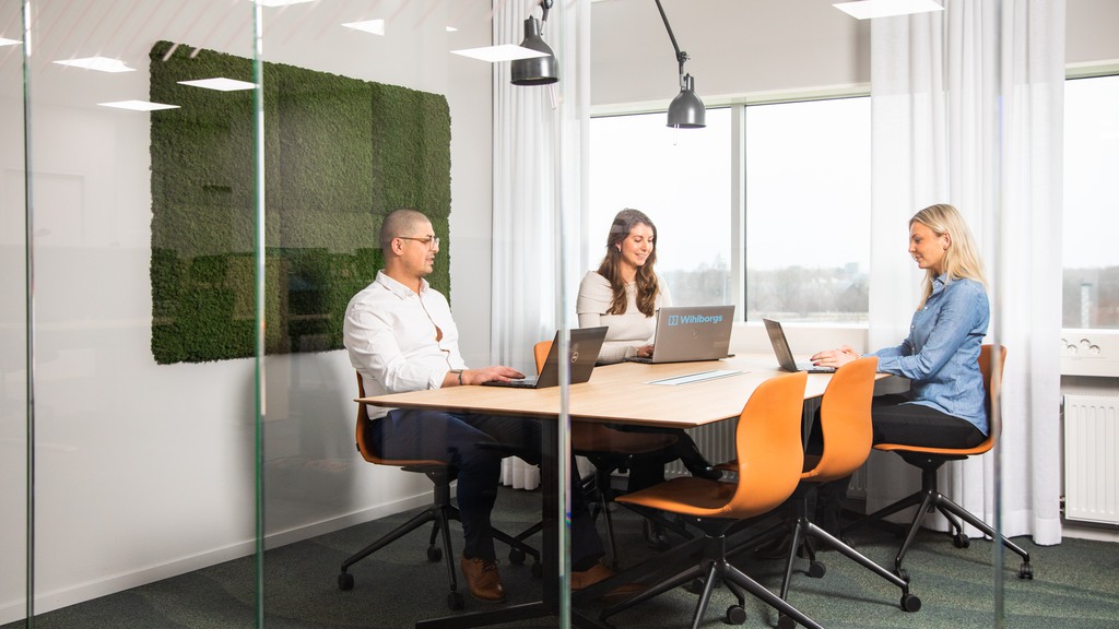 I  kontorsfastigheten cube finns flexibla kontor