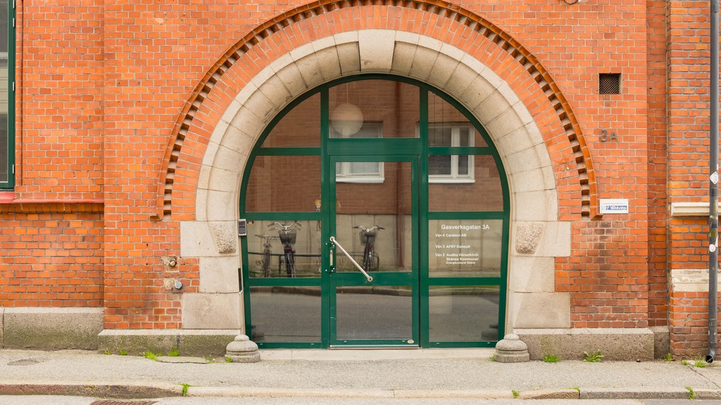 Valvformad port till Armaturen i Lund