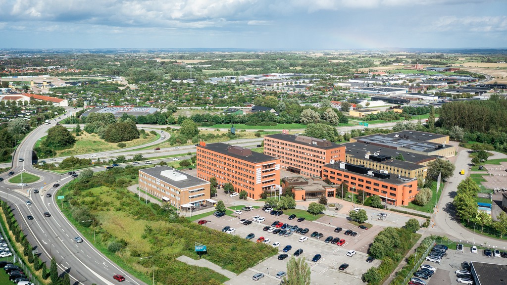 Grönområdet kring fastigheten Boplatsen i Fosie 