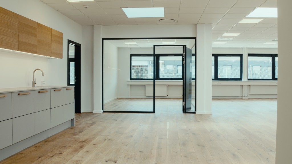 Moderne kontorfællesskab med attraktive faciliteter