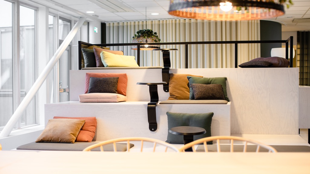 Trappan i Node, där man kan sitta  och ta det lugnt eller ta möten 