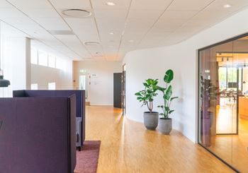 Lyse lejemål med adgang til kantine og fitness