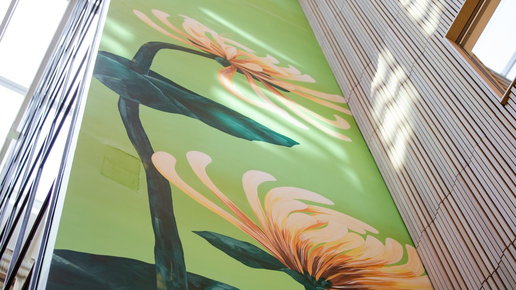 Kvartetten muralmålning