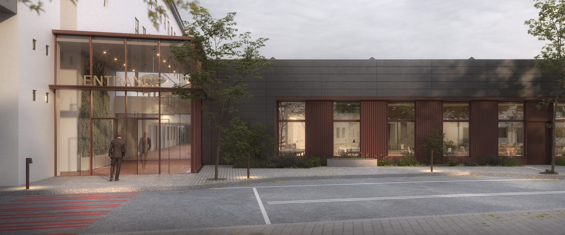 Montagehallerne omdannes til kontormiljø