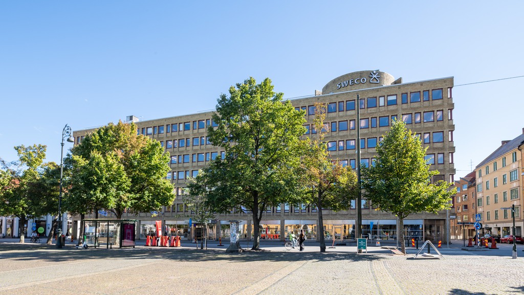 Centralt  kontor vid Drottningtorget i Malmö