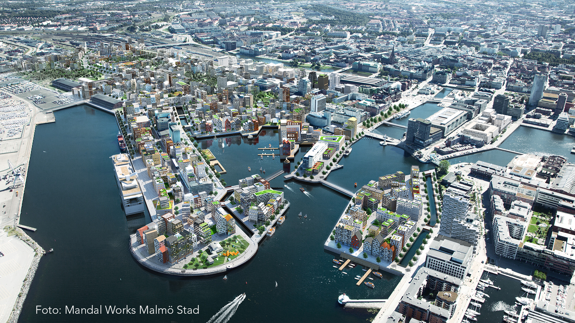 Utbyggnaden av Nyhamnen ska ta city till havet