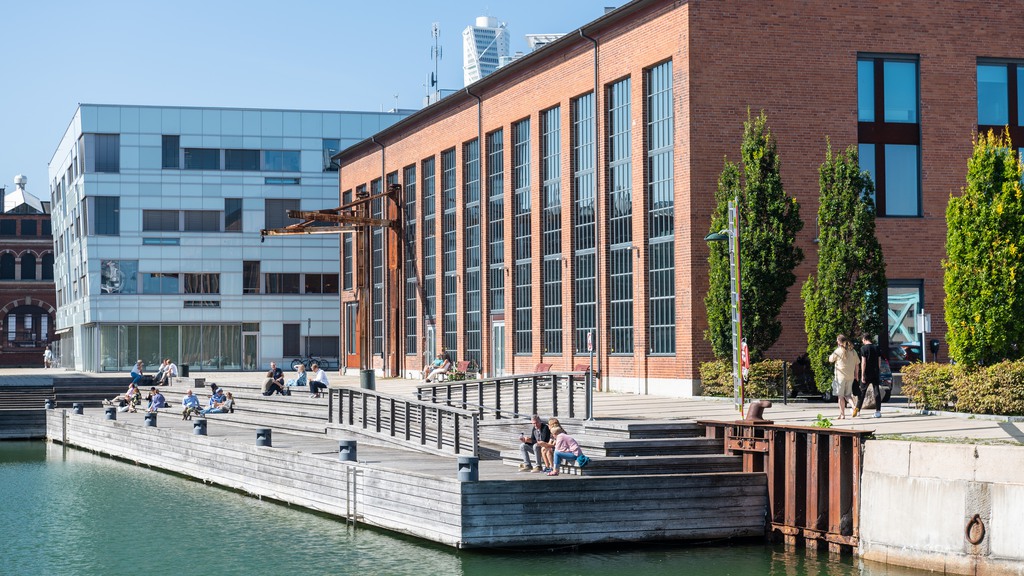 Närhet till vattnet när man arbetar i Dockan