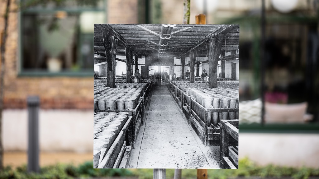 Äldre bild på Raffinaderiet från förr 