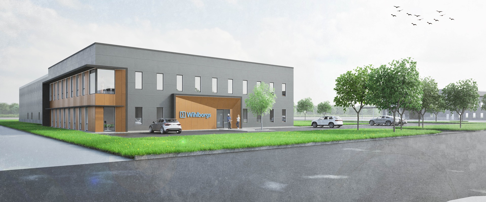 Nybyggnation av lager/kontor på Väla Norra