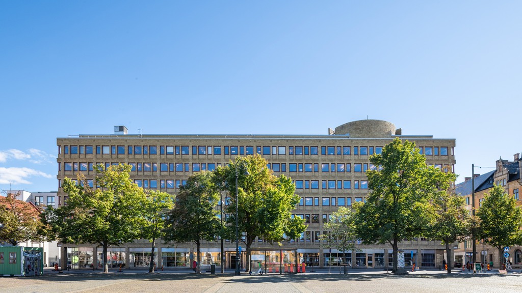 Centralt  kontor vid Drottningtorget i Malmö