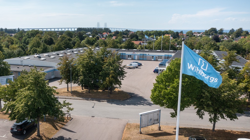 Limhamn industriområde från ovan