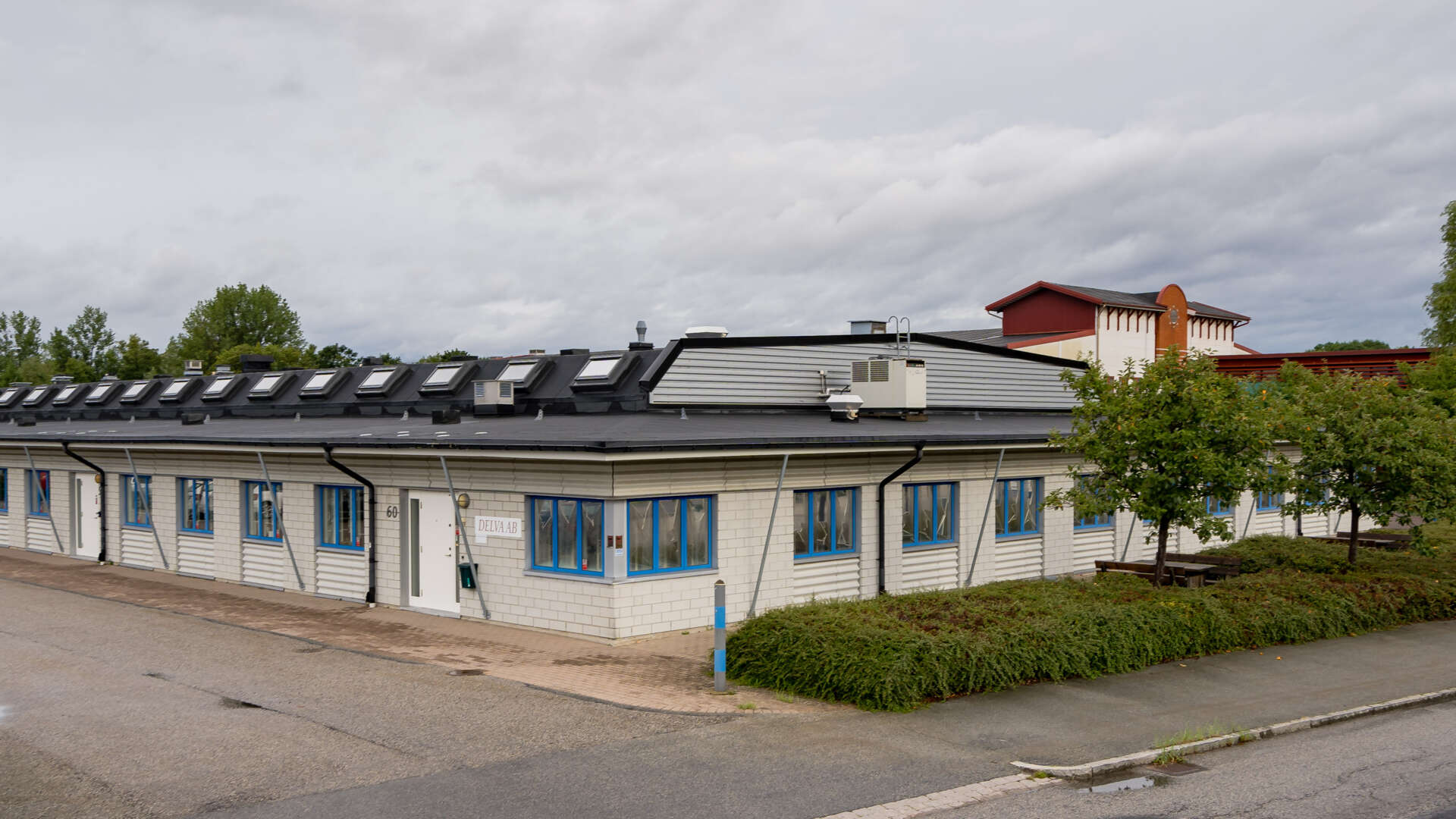 Diabasen 3, fastighet med lokaler för kontor, lager, butik och verkstad på Skiffervägen 30-86 i Gastelyckan, Lund.