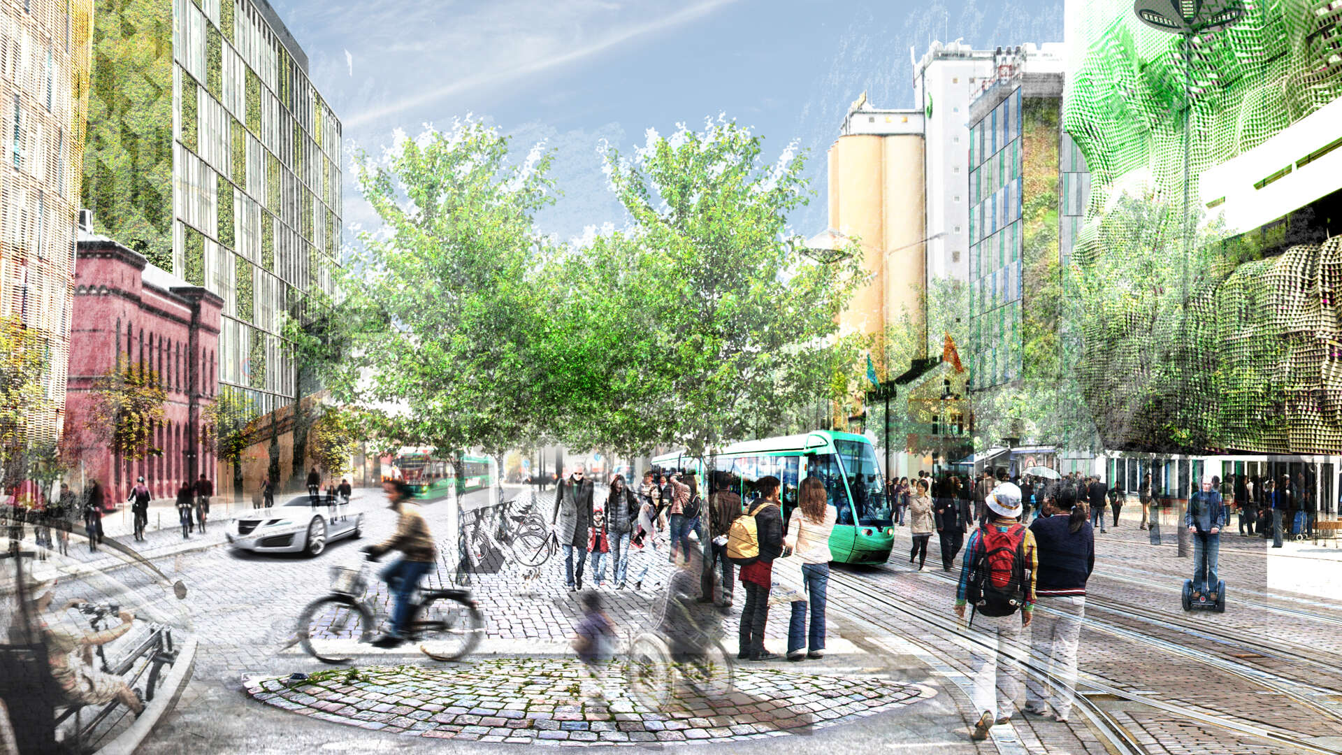 Nyhamnen blir en grön och attraktiv stadsdel i Malmö.