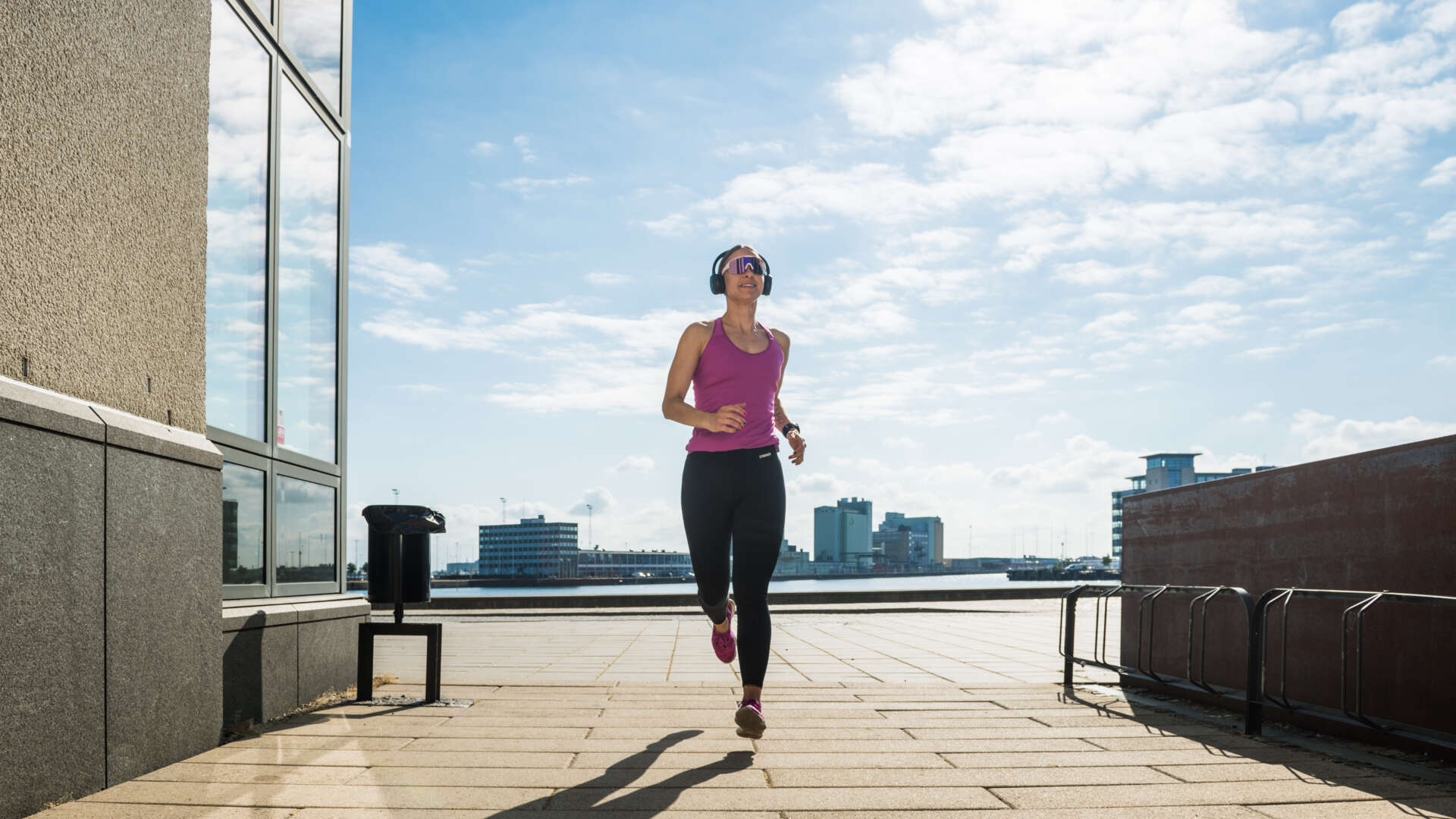 Med kontor i Naboland i Dockan blir det lätt att ta en löprunda på lunchen.
