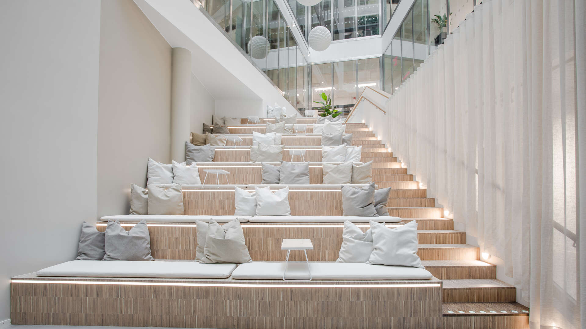 Åhörartrappan i Prisma.