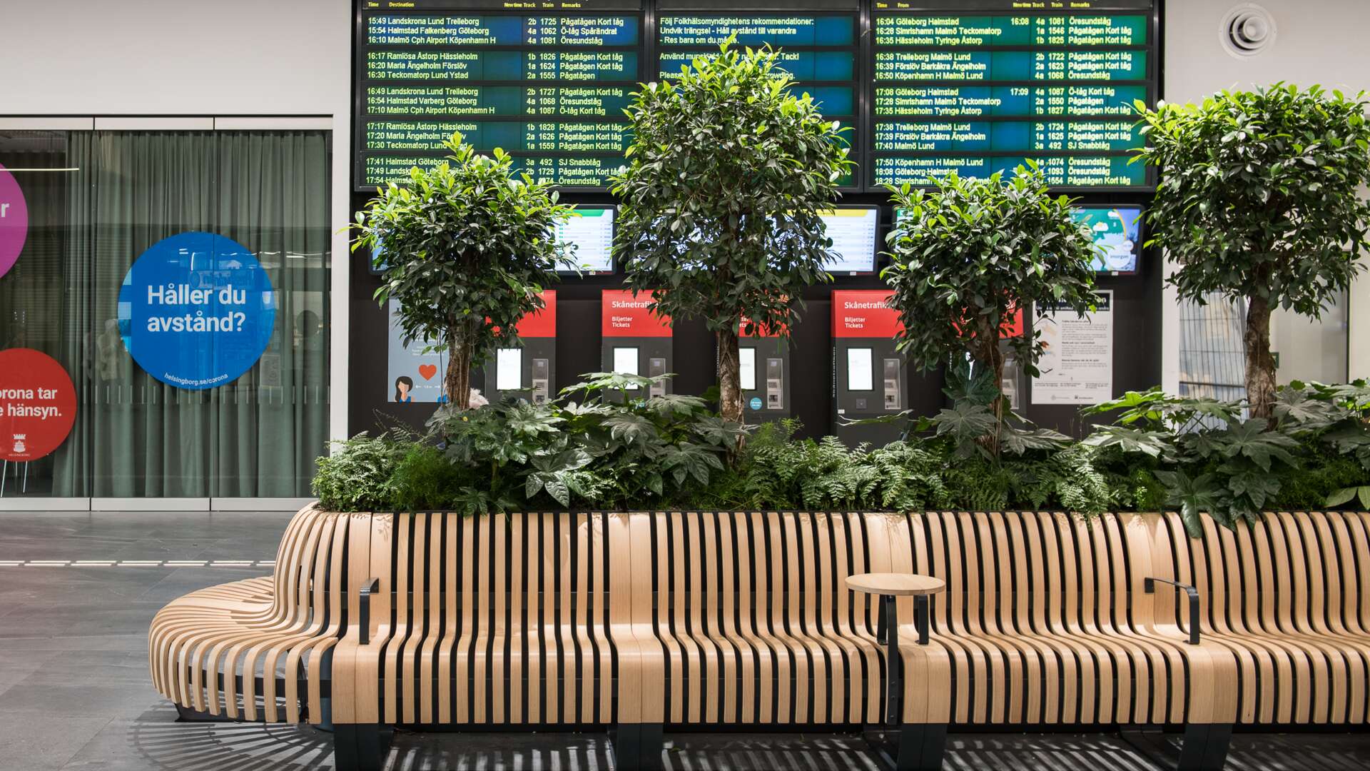 Vänthallen på Helsingborg C.