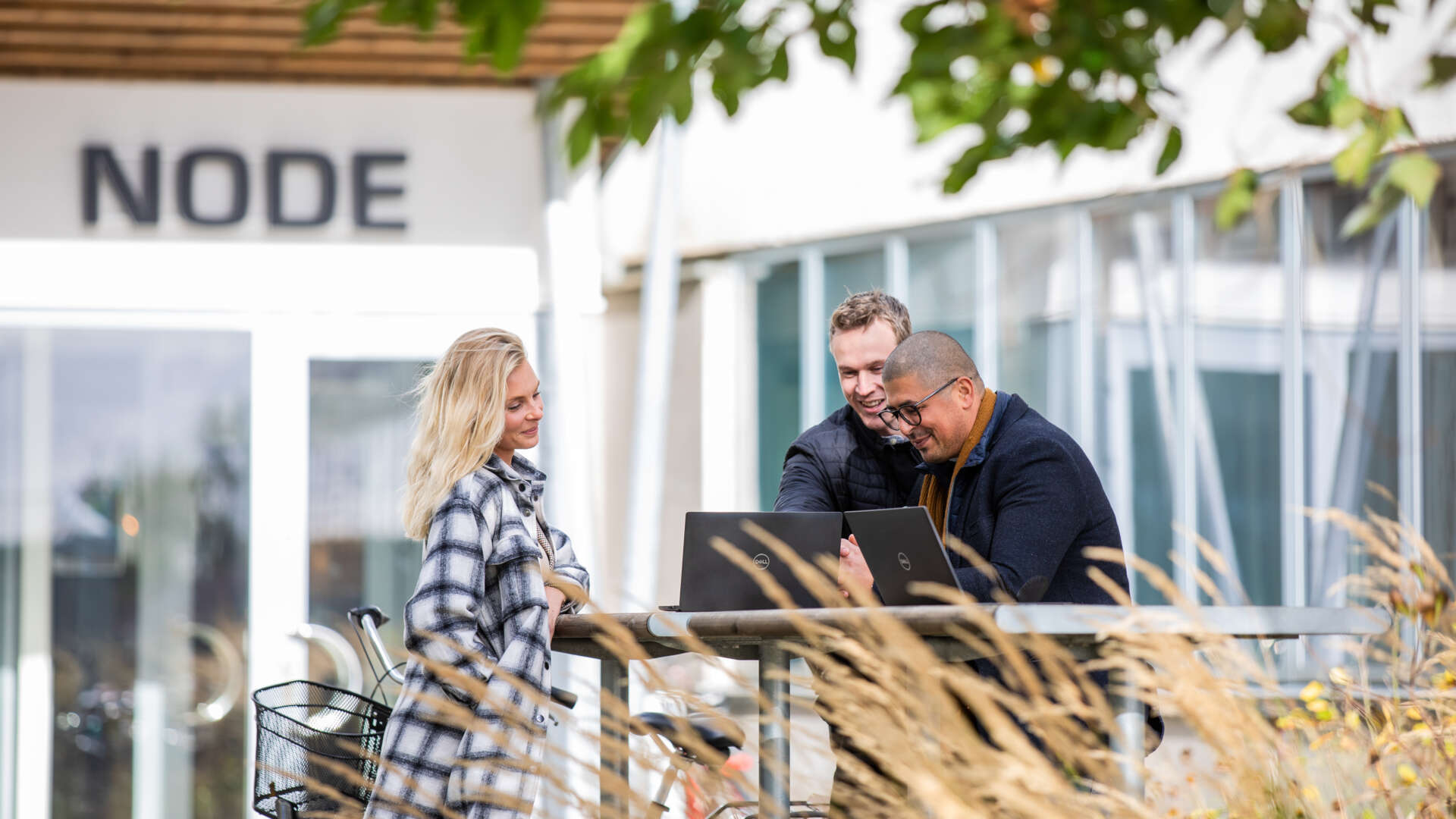 Utomhusarbete utanför Node