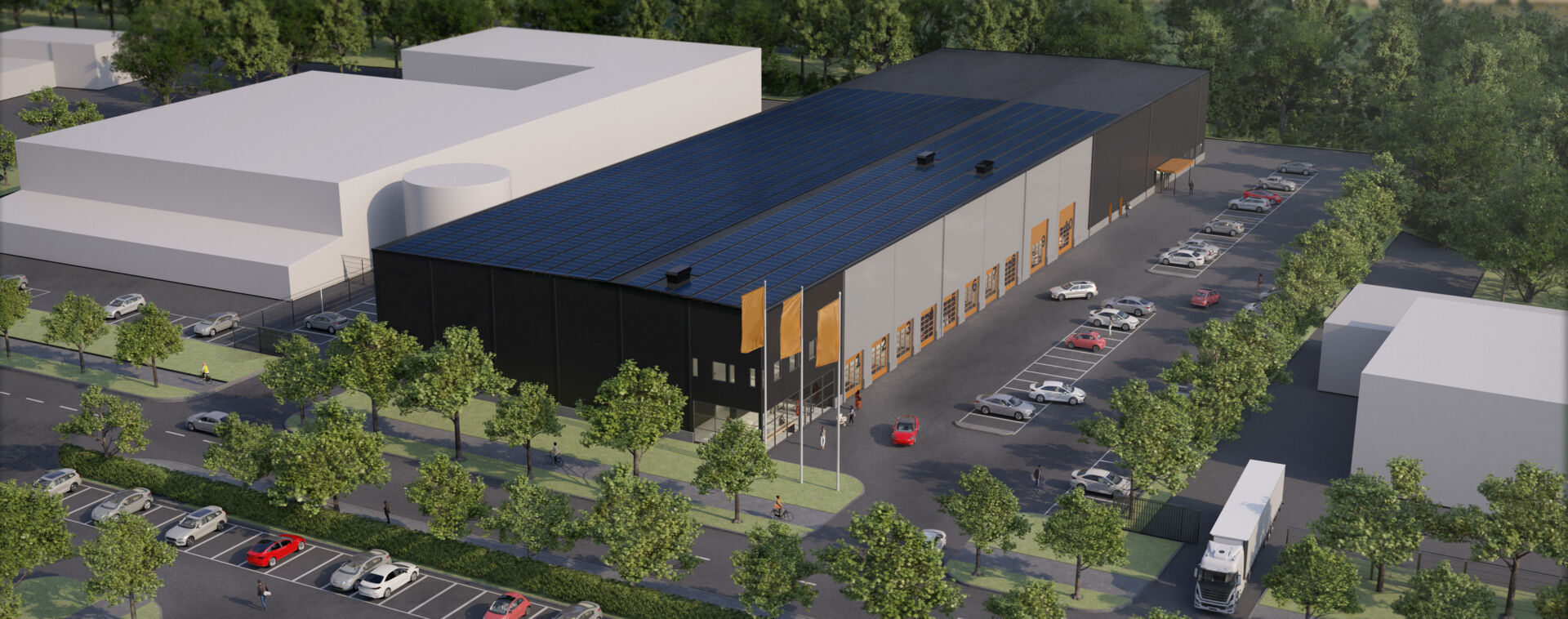 På fastigheten Stenåldern 7 har Wihlborgs byggt en produktionsanläggning om 4 300 kvm till voestalpine Böhler.