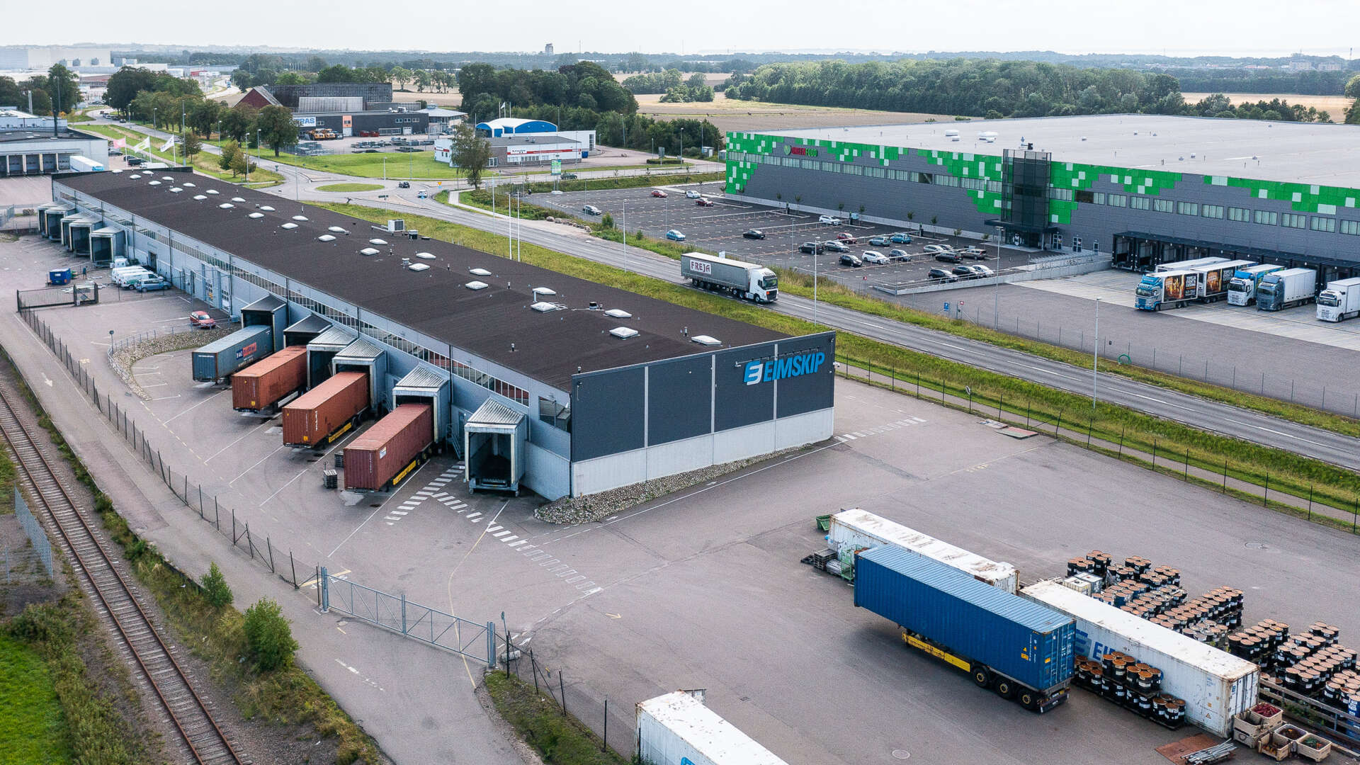 Ackumulatorn 17, exteriör logistik